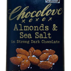 Almonds & Sea Salt In Strong Dark Chocolate 3.2 oz