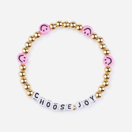 Choose Joy Letter Bracelet