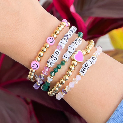 Choose Joy Letter Bracelet