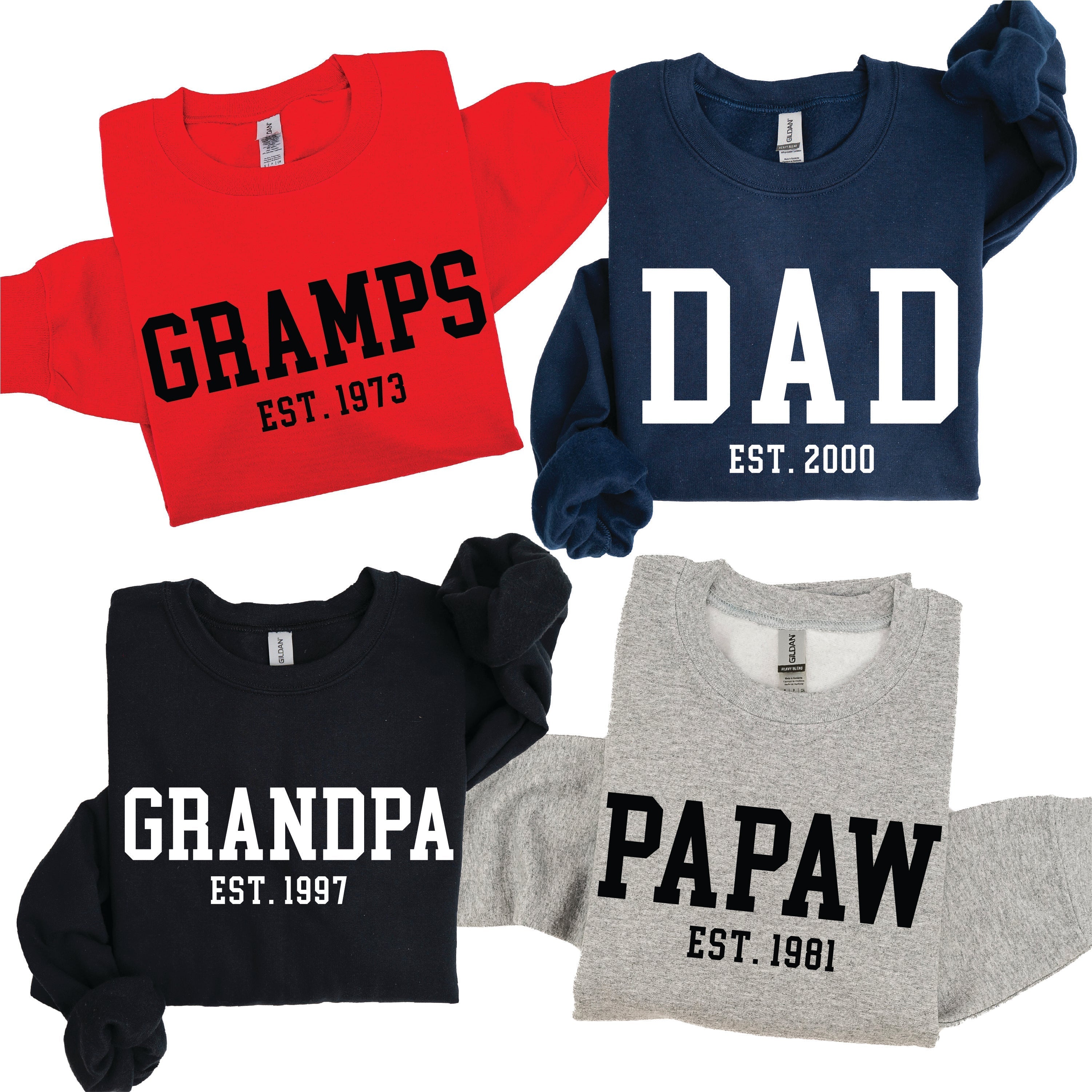 "(Choose Your Grandpa Name) - Est. (Select Your Year)" - BASIC Fleece