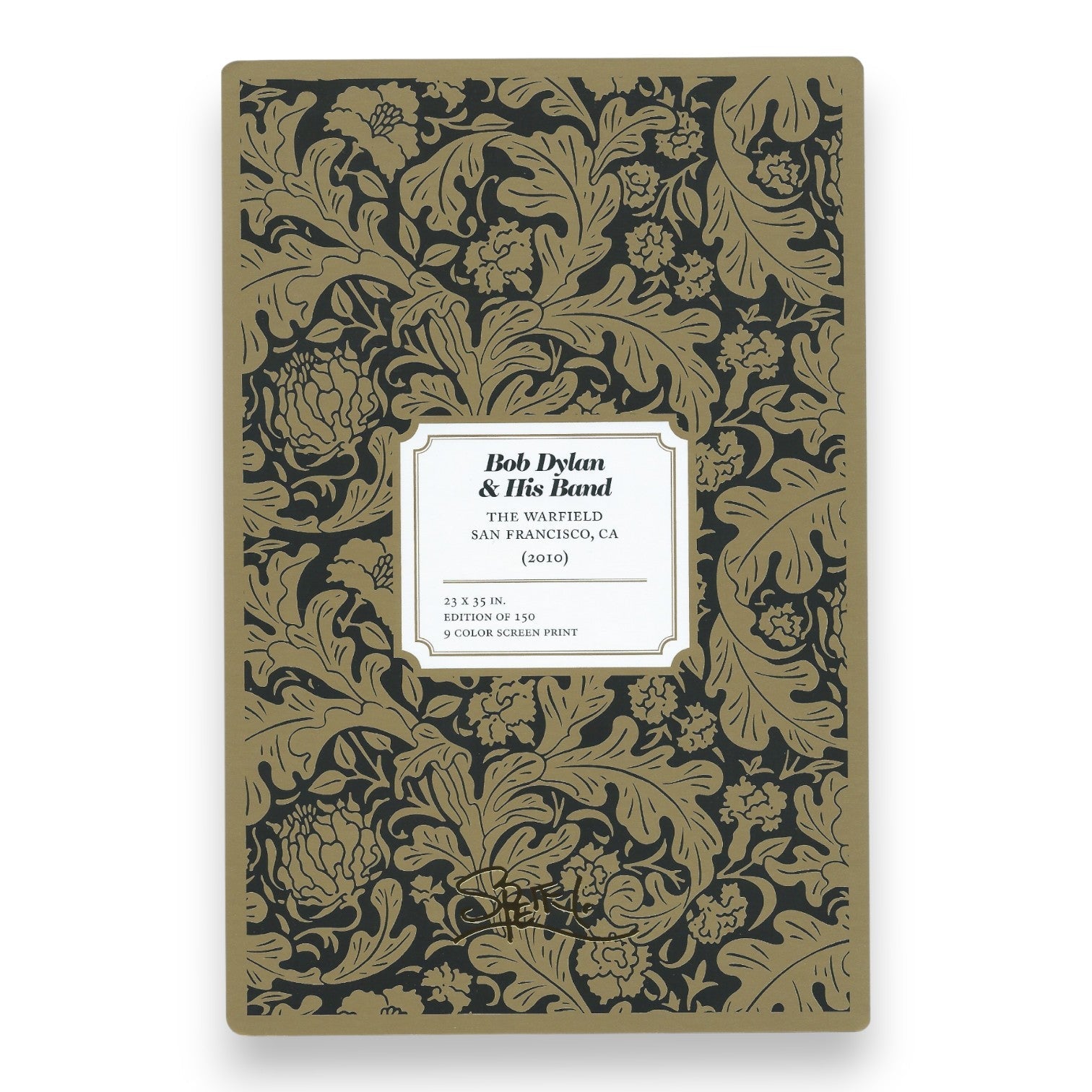 Chuck Sperry "Bob Dylan and his Band" 2010 Art Card