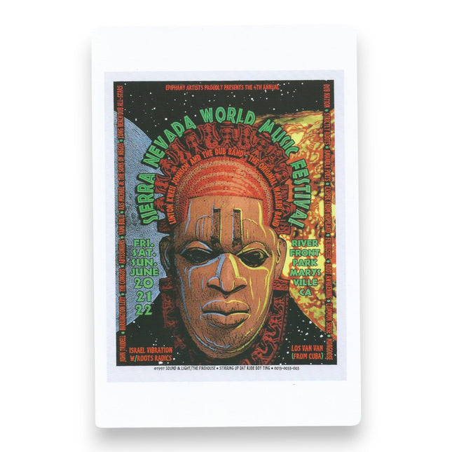 Chuck Sperry Sierra Nevada World Music Festival 1997 Art Card