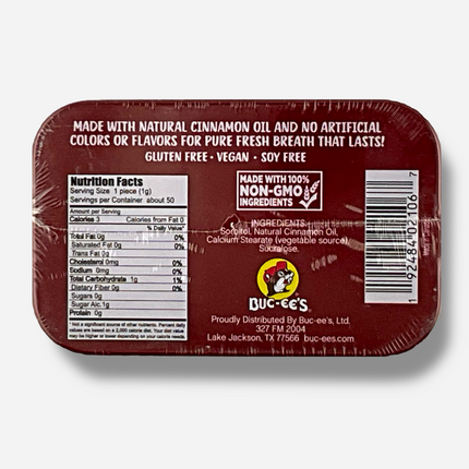 Buc-ee's Cinnamon Mints