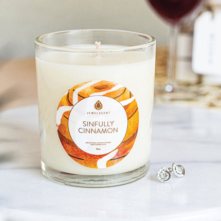 Sinfully Cinnamon 10oz Signature Jewelry Candle