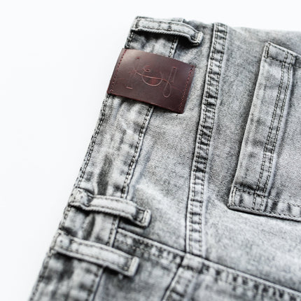 Claire A-line Denim Midi Skirt