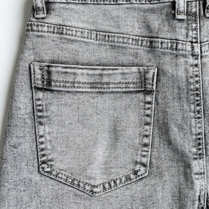 Claire A-line Denim Midi Skirt