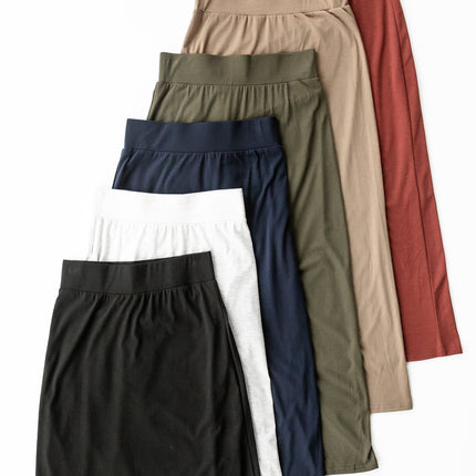 Clarise Premium Knit Maxi Skirt