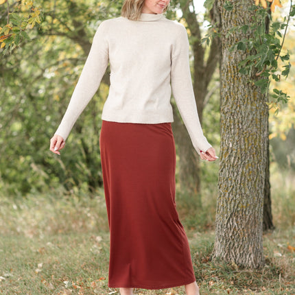 Clarise Premium Knit Maxi Skirt