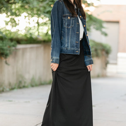 Clarise Premium Knit Maxi Skirt