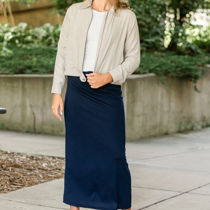 Clarise Premium Knit Maxi Skirt