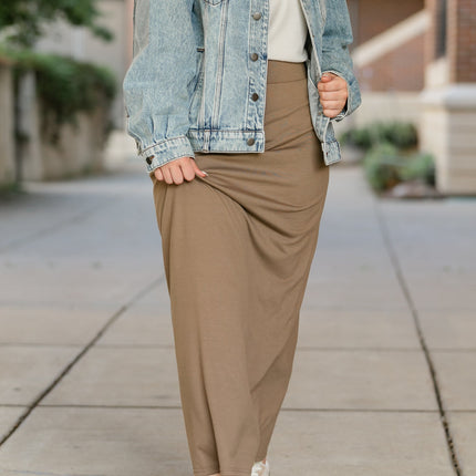 Clarise Premium Knit Maxi Skirt