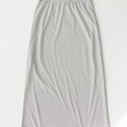 Clarise Striped Premium Knit Maxi Skirt