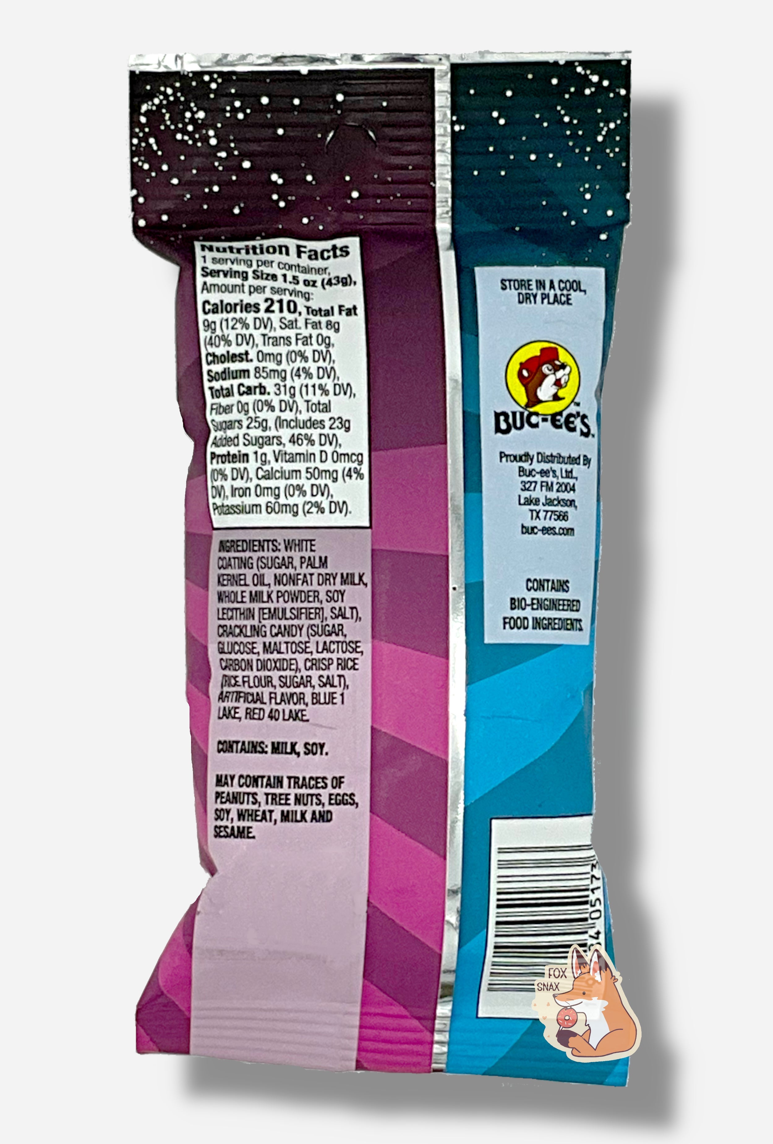 Buc-ee's Cotton Candy Cosmic Pops