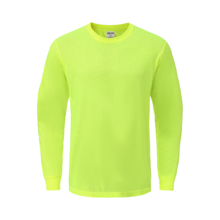 Ideal Club High Visibility Non Reflector Cotton Neon Long Sleeve Safety Shirt