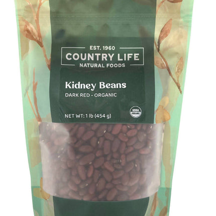 Kidney Beans, Dark Red, Organic