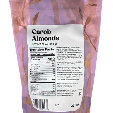 Carob Coated Almonds
