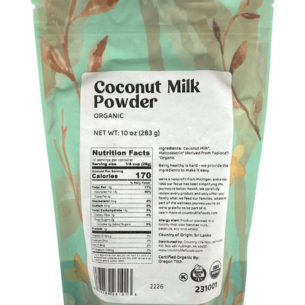 Coconut Milk Powder, Organic