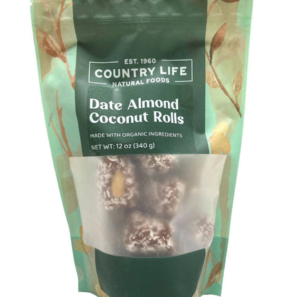 Date Coconut Roll, Almond, Organic