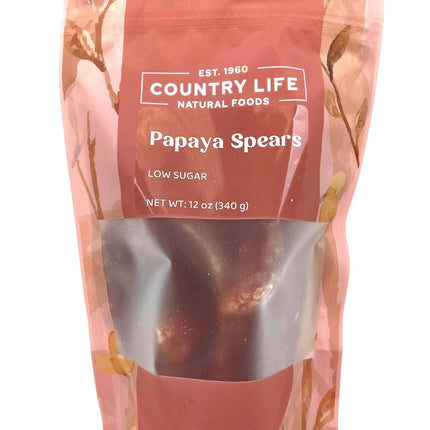 Papaya Spears, Low Sugar