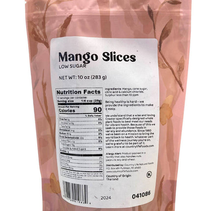 Mango Slices, Low Sugar