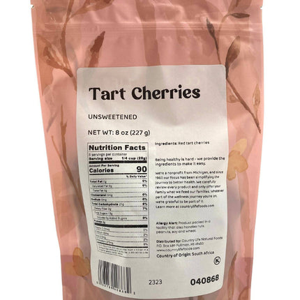Cherries, Tart, Unsweetened