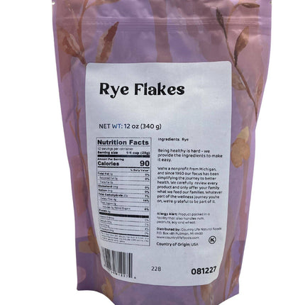 Rye, Rolled Flakes