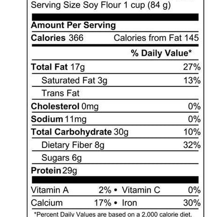 Soy Flour, Organic, Full Fat