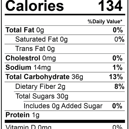 Fruit Medley, Natural