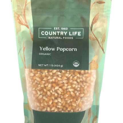 Popcorn, Yellow, Organic