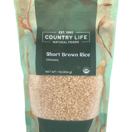 Short Rice, Brown, Organic