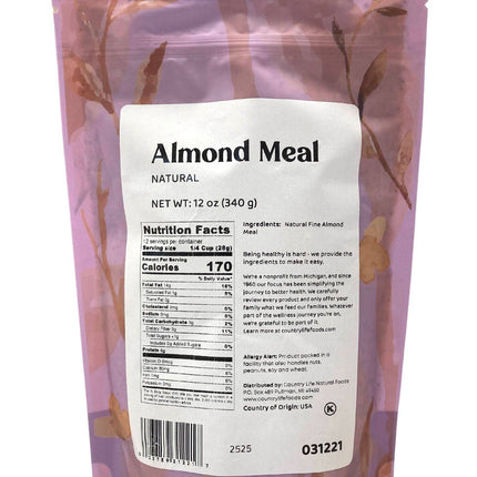 Almond Meal, Fine Ground, Natural