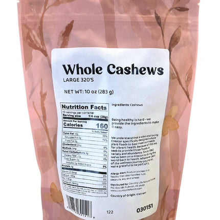 Cashews, Whole