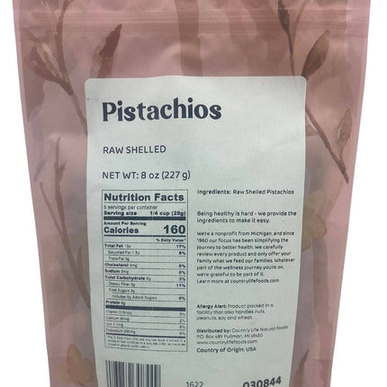 Pistachios, Shelled, Raw