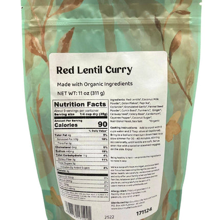 Red Lentil Curry, Organic
