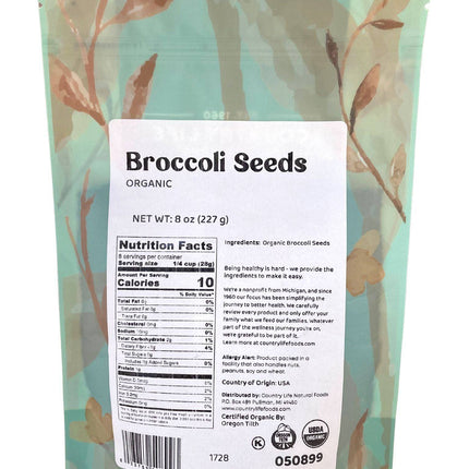 Broccoli Seed, Organic