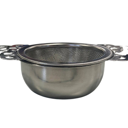 Mesh Tea Strainer With Drip Bowl
