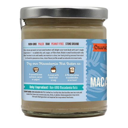 Crunchy Macadamia Nut Butter