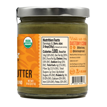 Crunchy Sprouted Pumpkin Seed Butter