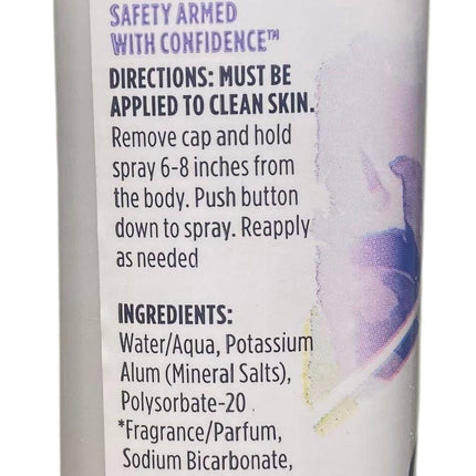Crystal Deodorant, Spray, Lavender & White Tea
