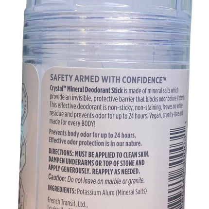 Crystal Deodorant, Stick, Unscented