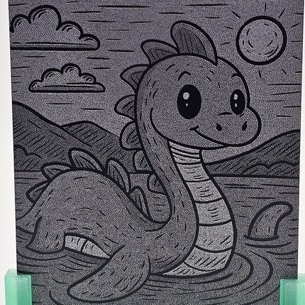 Cute Nessie Metal Token
