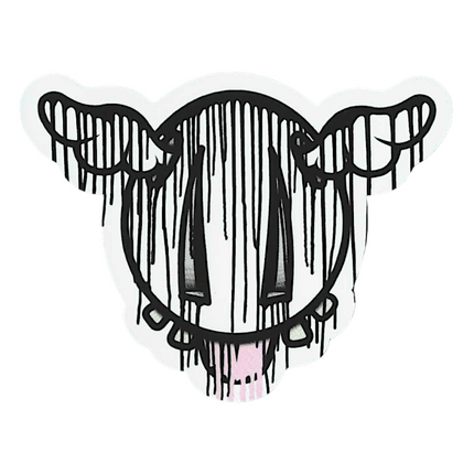 D*Face D*Dog (Drip) Sticker - Small