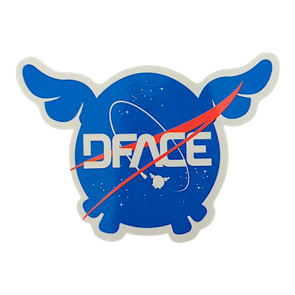 D*Face D*Dog (NASA) Sticker