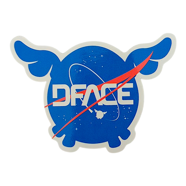 D*Face D*Dog (NASA) Sticker