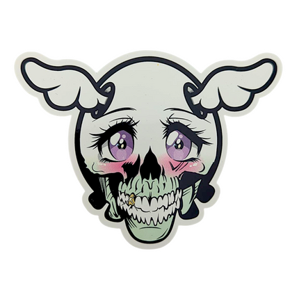 D*Face D*Dog (Purple Eyes) Sticker