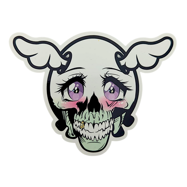 D*Face D*Dog (Purple Eyes) Sticker