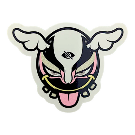 D*Face D*Dog Sticker