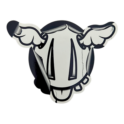 D*Face D*Dog Sticker