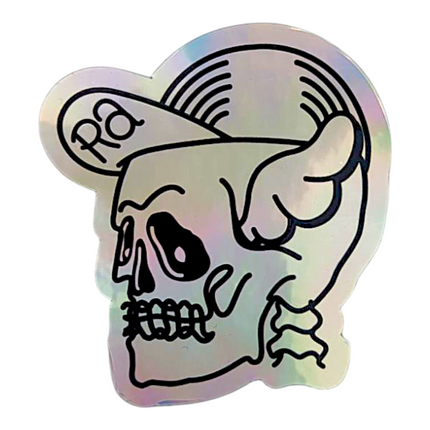 D*Face RA Skull Holographic Sticker
