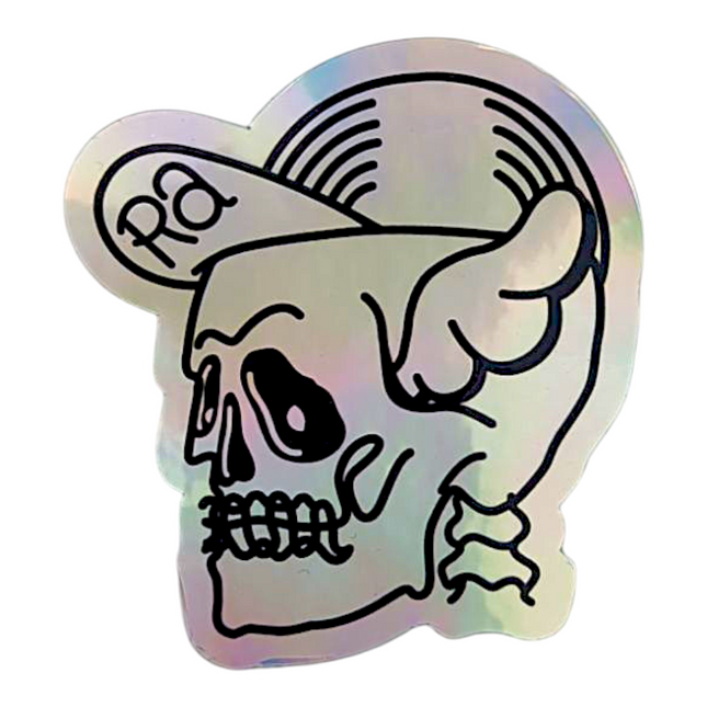 D*Face RA Skull Holographic Sticker